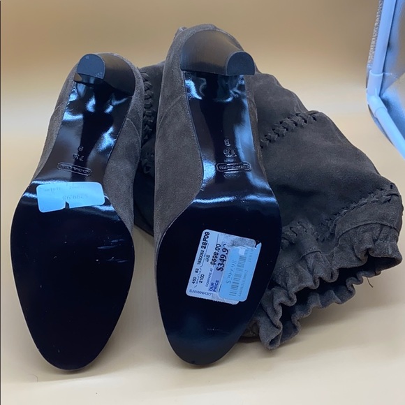 Coach boots leather brown 7.5 B - Picture 9 of 9